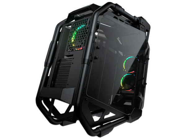 Gabinete COUGAR Cratus CGR-5LMSB, Mid Tower, E-ATX, No Incluye Fuente de Poder. Color Negro.