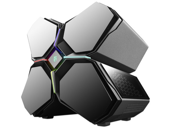 Gabinete DeepCool Quadstellar RGB, Full-tower, Vidrio Templado, E-ATX, (sin fuente de poder).