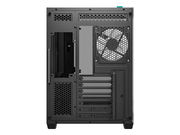 Gabinete DeepCool CG530 4F, ITX, Negro, ARGB, Sin Fuente, Panel de Cristal.