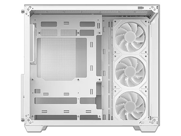 Gabinete Deepcool CG530 4F, Mid Tower, ATX, RGB, Color Blanco.