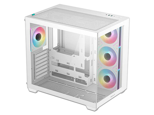 Gabinete Deepcool CG530 4F, Mid Tower, ATX, RGB, Color Blanco.