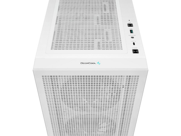 Gabinete DeepCool CH560, E-ATX, ARGB (sin fuente de poder). Color Blanco.
