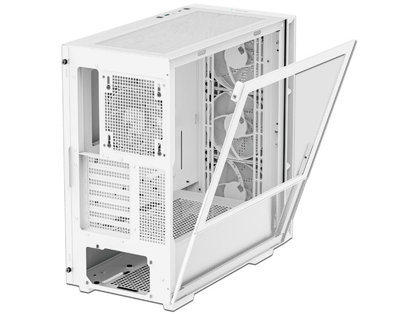 Gabinete DeepCool CH560, E-ATX, ARGB (sin fuente de poder). Color Blanco.
