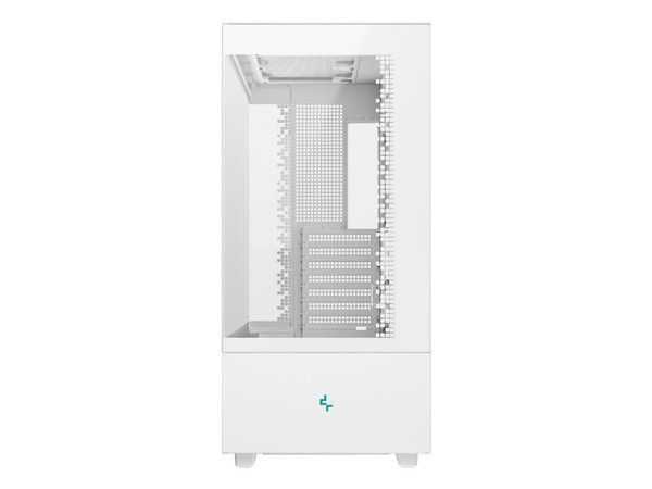 Gabinete Deepcool CH690 Digital, Mid Tower, Micro ATX, Pantalla Digital, Panel de Cristal Templado, Sin Fuente de Poder. Color Blanco.