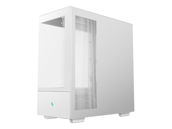 Gabinete Deepcool CH690 Digital, Mid Tower, Micro ATX, Pantalla Digital, Panel de Cristal Templado, Sin Fuente de Poder. Color Blanco.