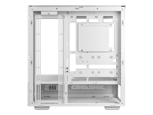 Gabinete Deepcool CH690 Digital, Mid Tower, Micro ATX, Pantalla Digital, Panel de Cristal Templado, Sin Fuente de Poder. Color Blanco.