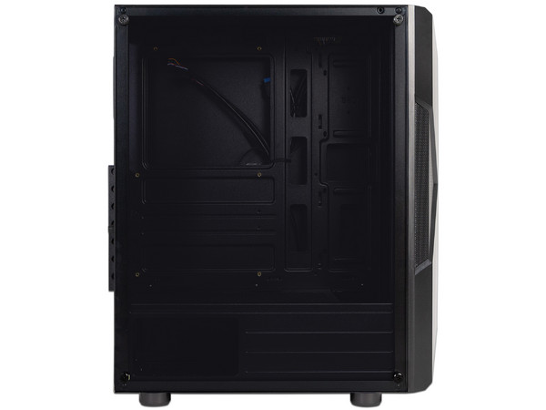 Gabinete EAGLE WARRIOR Delta 3306 Negro, ATX, Mid Tower, Tira RGB frontal,  (sin fuente de poder).