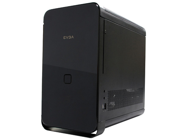 Gabinete EVGA Hadron Air, Mini-ITX con fuente de 500W.