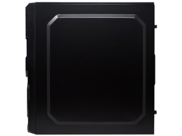 Gabinete Evotec EV-1005 Micro-ATX con fuente de 600W. Color Negro.