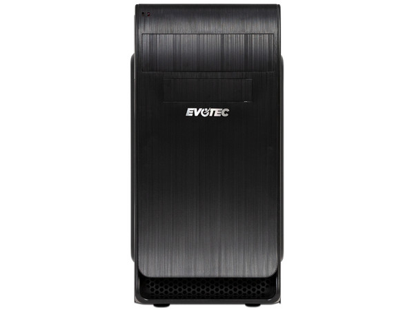 Gabinete Evotec EV-1014, Micro-ATX, Fuente de Poder de  600 W, Color Negro.