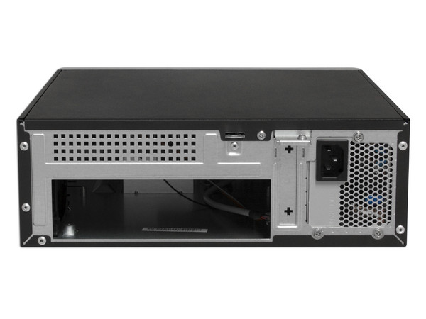 Gabinete Foxconn RS233 con fuente de 150W, Mini ITX