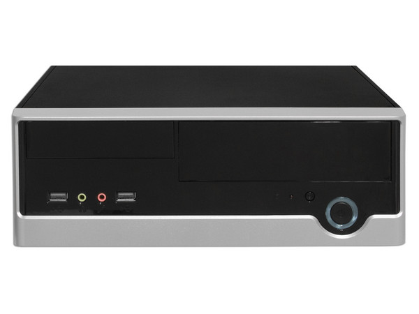 Gabinete Foxconn RS233 con fuente de 150W, Mini ITX