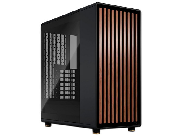 Gabinete Gamer Fractal North, ATX,(sin fuente de poder). Color Negro.
