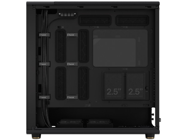 Gabinete Gamer Fractal North XL, E-ATX,(sin fuente de poder). Color Negro.
