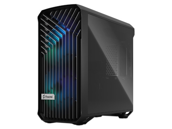 Gabinete FRACTAL DESIGN Torrent Compact RGB, E-ATX, No Incluye Fuente de Poder. Color Negro.