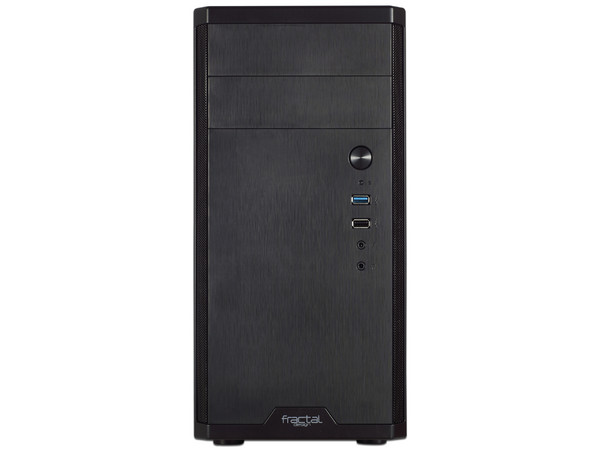 Gabinete Fractal Design Core 1100, Micro-ATX (sin fuente de poder). Color Negro.