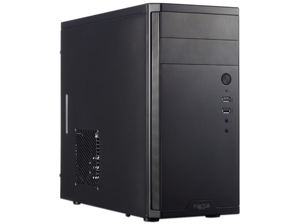 Gabinete Fractal Design Core 1100, Micro-ATX (sin fuente de poder). Color Negro.