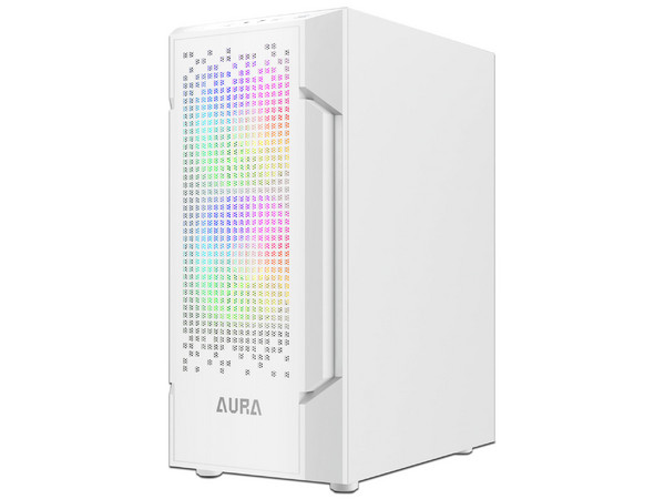 Gabinete GAMDIAS AURA GC7, Mid Tower, ATX, (No Incluye Fuente de Poder), Color Blanco.