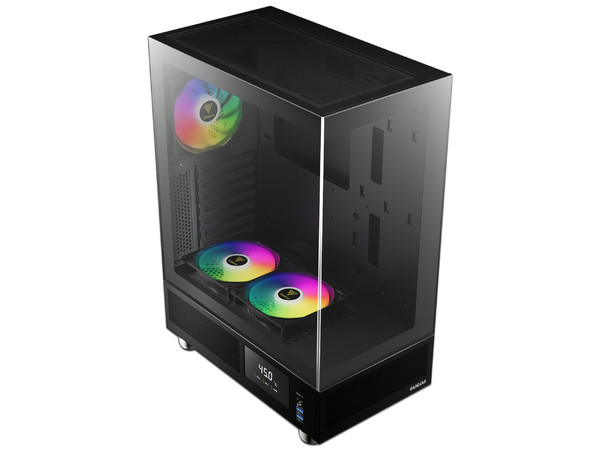 Gabinete GAMDIAS ATLAS E1, Mid-Tower, ATX (Sin fuente de Poder). Color Negro.