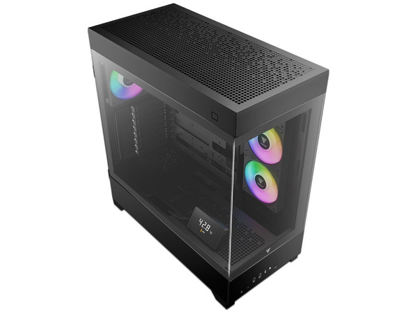 Gabinete GAMDIAS ATLAS P1, Mid Tower, ATX, No Incluye Fuente de Poder. Color Negro.