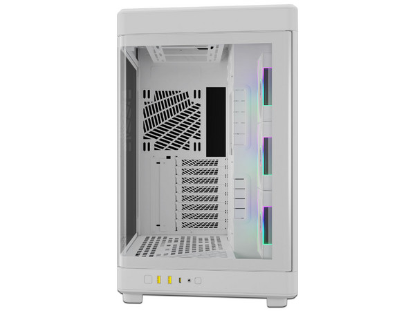 Gabinete Gamdias Neso P1 Pro, Blanco, E-ATX, ARGB, Sin Fuente, Panel de Cristal.