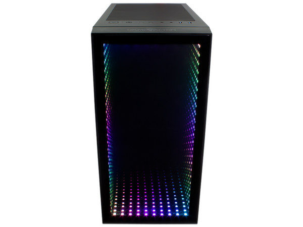 Gabinete Gamer Factor CSG560, Micro-ATX, RGB, (sin fuente de poder), Color Negro.
