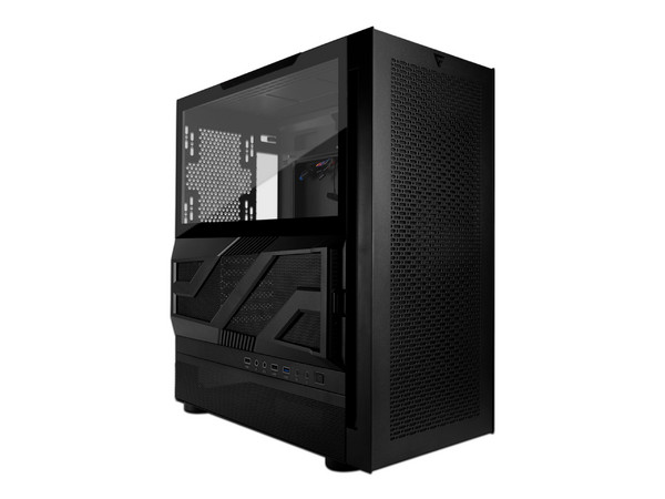 Gabinete GAME FACTOR CSG800, ATX, No Incluye Fuente de Poder. Color Negro.