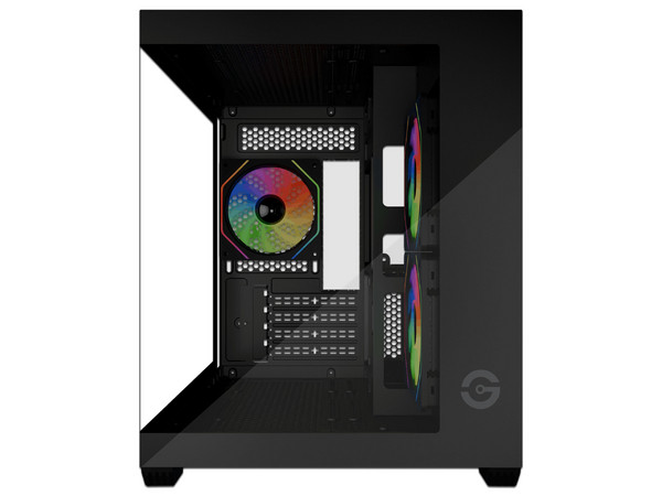 Gabinete Getttech CUBEX M1, Mid Tower, Micro ATX, Panel de Cristal Templado, No Incluye Fuente de Poder. Color Negro.