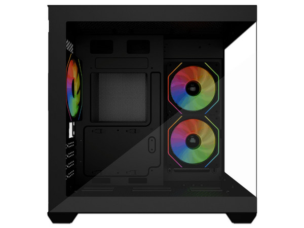 Gabinete Getttech CUBEX M1, Mid Tower, Micro ATX, Panel de Cristal Templado, No Incluye Fuente de Poder. Color Negro.
