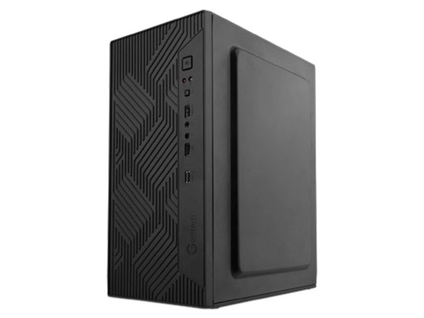 Gabinete GETTTECH VITRO S, Mini Tower, Micro-ATX, Incluye Ventilador RGB, Fuente de Poder de 550W. Color Negro.