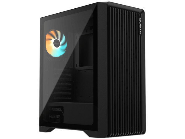 Gabinete Gigabyte C103 GLASS, Mid Tower, Micro-ATX, Incluye Fuente de Poder de 650W. Color Negro.