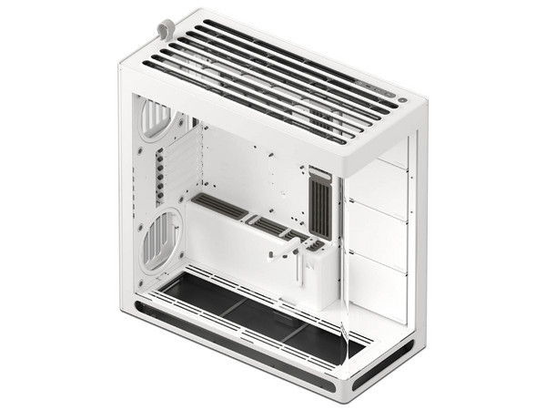 Gabinete AeroCool HAVN HS 420, Mid-Tower, ATX, Panel de Cristal Templado, No Incluye Fuente de Poder. Color Blanco.