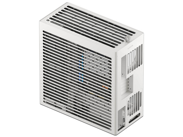 Gabinete AeroCool HAVN HS 420, Mid-Tower, ATX, Panel de Cristal Templado, No Incluye Fuente de Poder. Color Blanco.