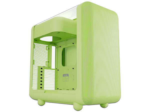 Gabinete HYTE X50, Mid Tower, ATX, Panel de Cristal Templado, No Incluye Fuente de Poder. Color Verde.