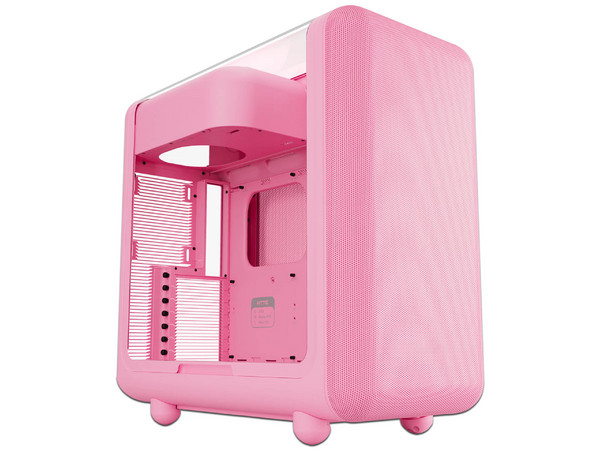Gabinete HYTE X50, Mid Tower, ATX, Panel de Cristal Templado, No Incluye Fuente de Poder. Color Rosa.