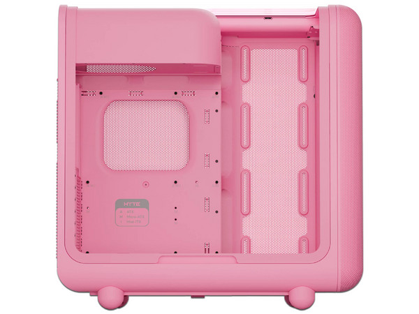 Gabinete HYTE X50, Mid Tower, ATX, Panel de Cristal Templado, No Incluye Fuente de Poder. Color Rosa.