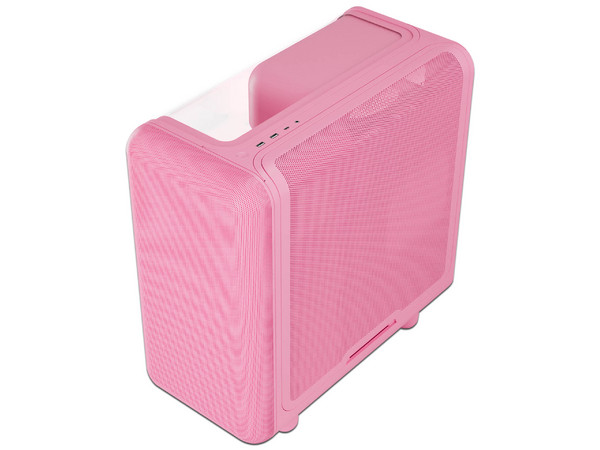 Gabinete HYTE X50, Mid Tower, ATX, Panel de Cristal Templado, No Incluye Fuente de Poder. Color Rosa.