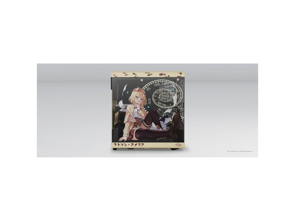 Gabinete HYTE Y40 Amelia Watson, Mid-Tower, ATX, (Sin Fuente de Poder). Color Amarillo. Incluye, Poster Conmemorativo, Mouse Pad, Stickers, Libreta de Amelia Watson