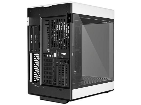 Gabinete HYTE Y60 Mid-Tower, E-ATX, (Sin Fuente de Poder). Color Blanco/Negro.