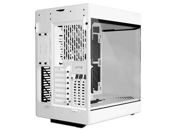 Gabinete HYTE Y60 Mid-Tower, E-ATX, (Sin Fuente de Poder). Color Blanco.
