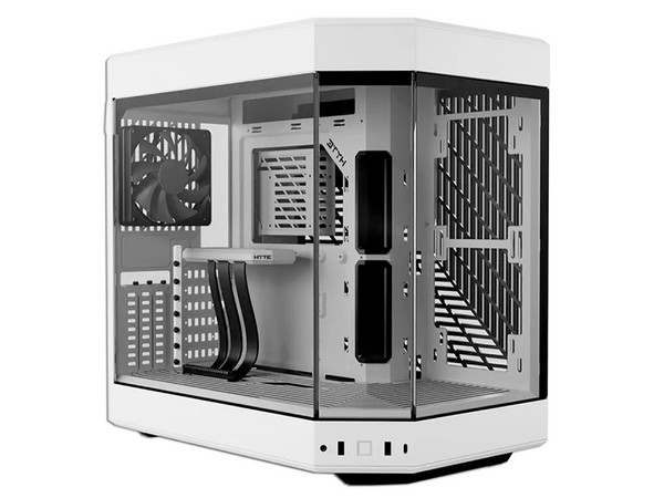 Gabinete HYTE Y60 Mid-Tower, E-ATX, (Sin Fuente de Poder). Color Blanco.