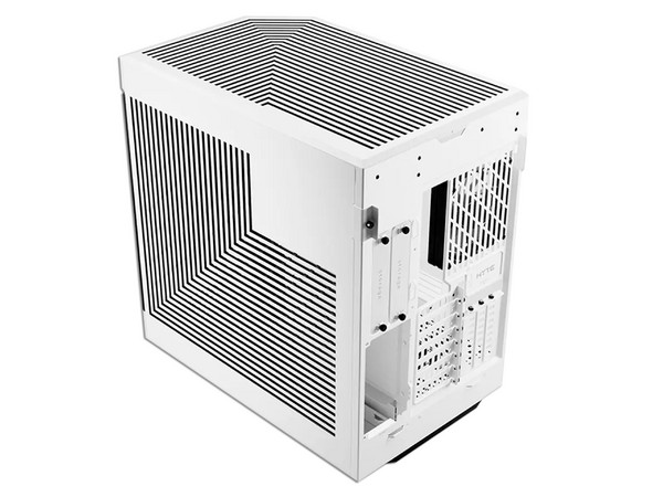 Gabinete HYTE Y60 Mid-Tower, E-ATX, (Sin Fuente de Poder). Color Blanco.