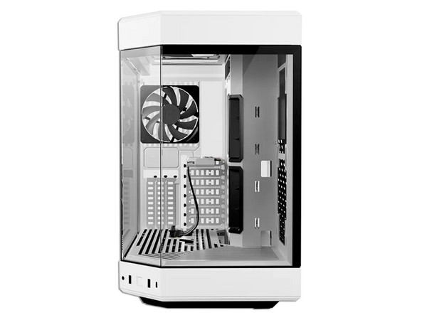Gabinete HYTE Y60 Mid-Tower, E-ATX, (Sin Fuente de Poder). Color Blanco.