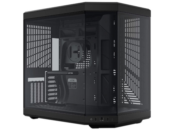 Gabinete HYTE Y70 Mid-Tower, E-ATX, Incluye Cable PCIE 4.0, (Sin Fuente de Poder). Color Negro.
