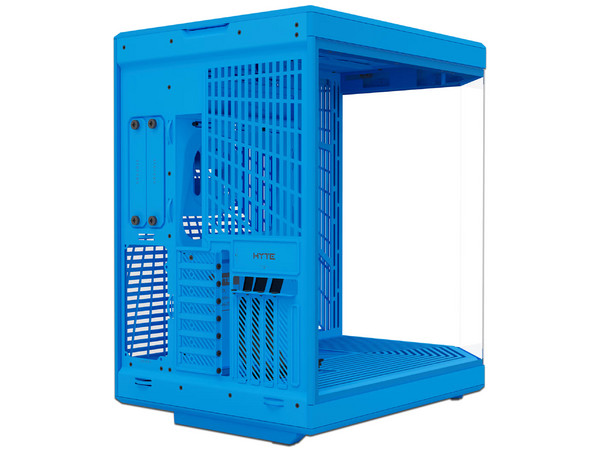 Gabinete HYTE Y70 Milky Blueberry Mid-Tower, E-ATX, Incluye Cable PCIE 4.0, (Sin Fuente de Poder). Color Azul.