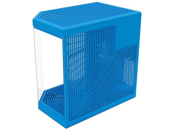 Gabinete HYTE Y70 Milky Blueberry Mid-Tower, E-ATX, Incluye Cable PCIE 4.0, (Sin Fuente de Poder). Color Azul.