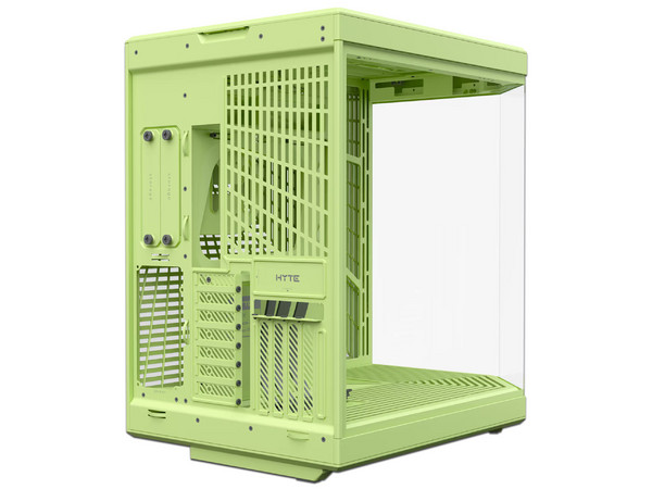 Gabinete HYTE Y70 Milky Matcha Mid-Tower, E-ATX, Incluye Cable PCIE 4.0, (Sin Fuente de Poder). Color Verde.