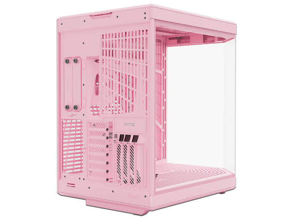 Gabinete HYTE Y70 Milky Strawberry Mid-Tower, E-ATX, Incluye Cable PCIE 4.0, (Sin Fuente de Poder). Color Rosa.