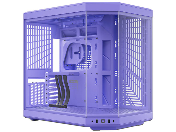 Gabinete HYTE Y70 Milky Taro Mid-Tower, E-ATX, Incluye Cable PCIE 4.0, (Sin Fuente de Poder). Color Lila.