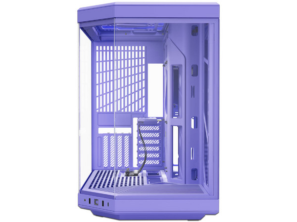 Gabinete HYTE Y70 Milky Taro Mid-Tower, E-ATX, Incluye Cable PCIE 4.0, (Sin Fuente de Poder). Color Lila.